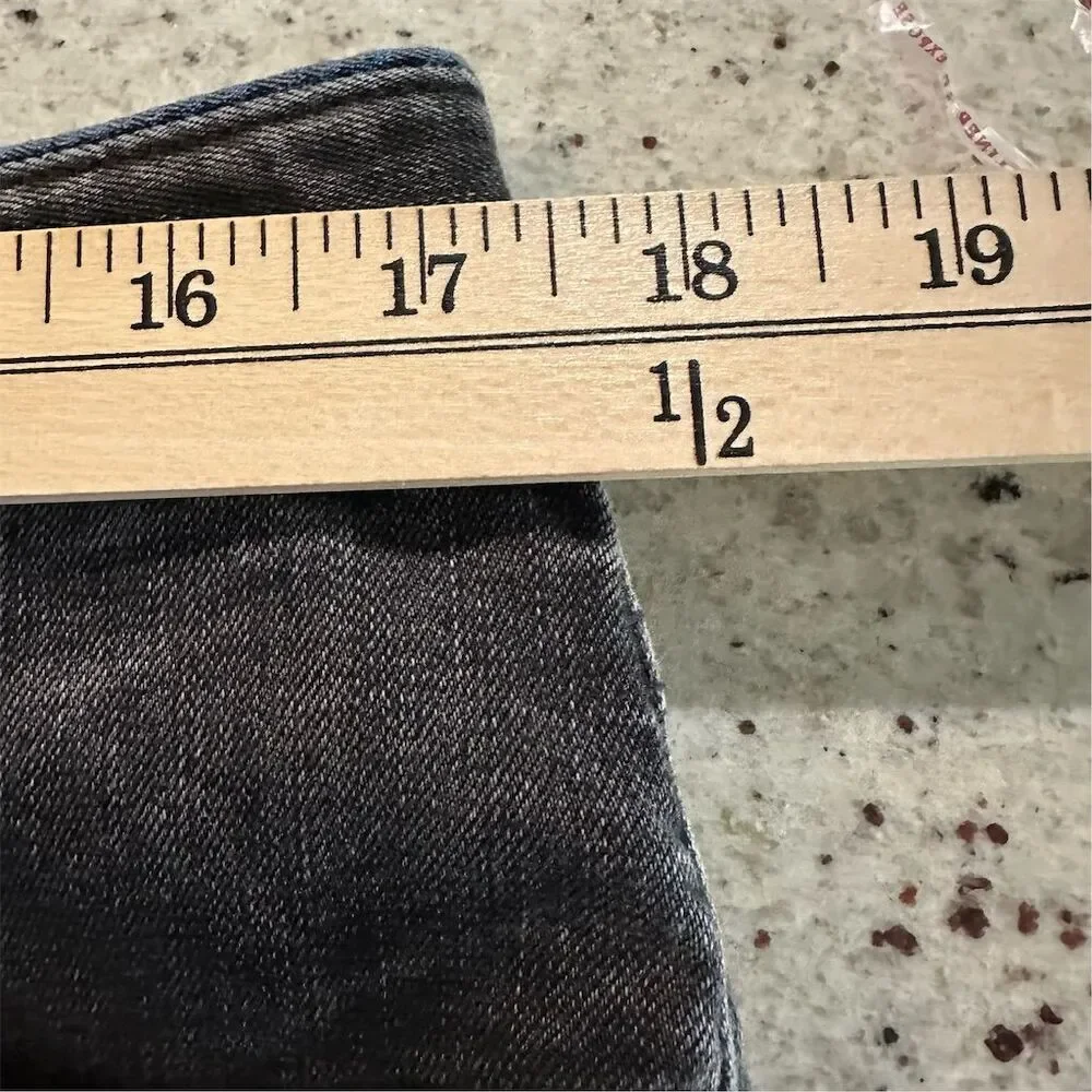 Bestn‎ Men's Slim Fit Black Faded Jeans Size 34 Denim 5-Pocket